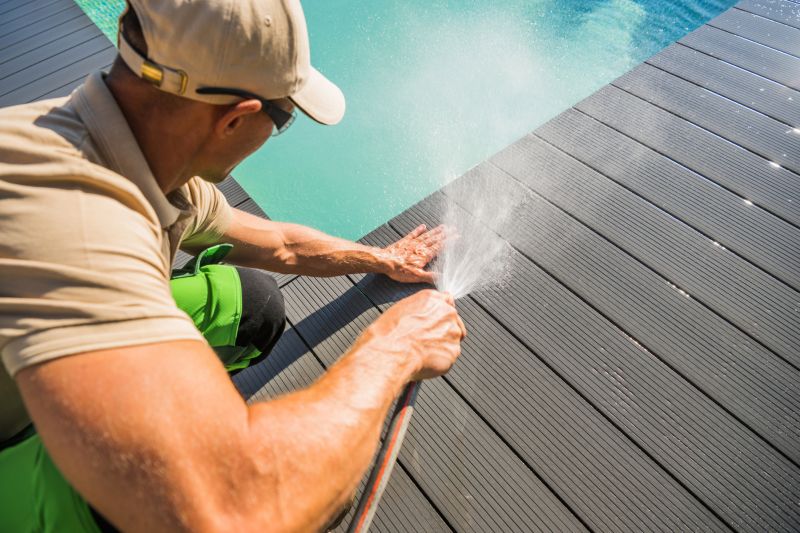 Pool Deck Cleaning detail