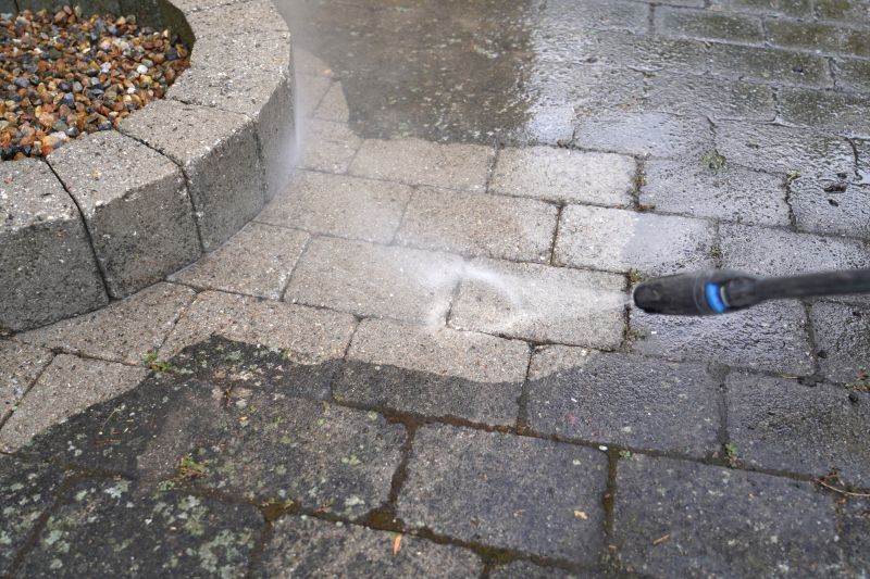 Stone and Brick Surface Powerwashing